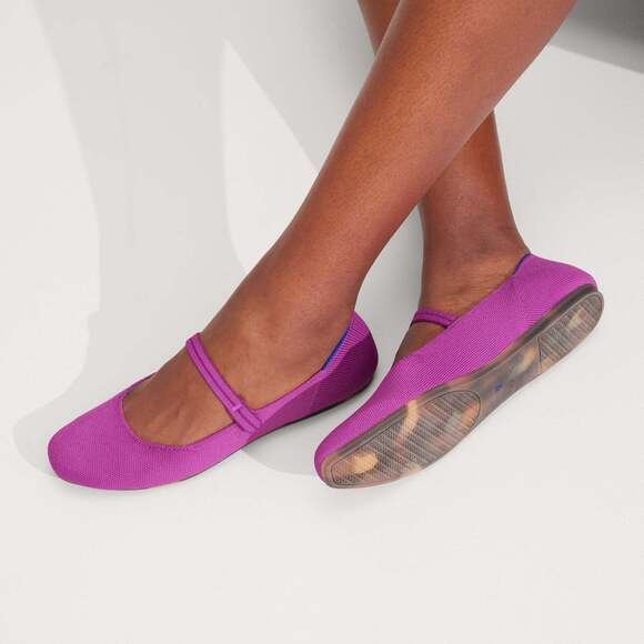 Rothy's The Square Mary Jane - Wild Orchid Size 7.5 NWT - Picture 2 of 8